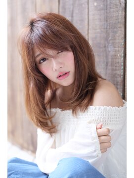 ヘアーズ ベリー 平野店(hairs BERRY) BERRY/夏_フォギーベージュ_イメチェン_毛先パーマ_耳かけ