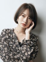 コムマティス 恵比寿ガーデンプレイス(Comme Matisse)  ボブ/カーキグレージュ/大人かわいい[恵比寿/恵比寿駅]