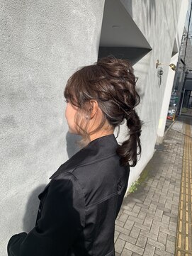 スイート ヘアデザイン(Suite HAIR DESIGN) 【suite】ヘアセット  大人かわいいローポニーアップ