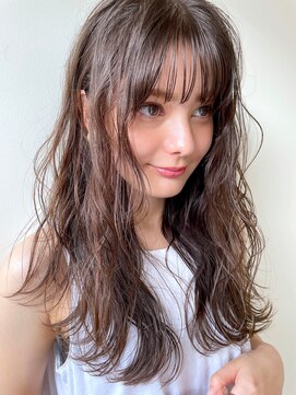 ガレージ バイ グリーン 原宿 表参道(Garage by green) 【loki】ロング×エアリーパーマ