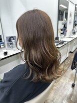 ナンバー ブラオ 名古屋栄(N° blao) 韓国風ヨシンモリ アッシュベージュ グレージュ 艶髪カラー