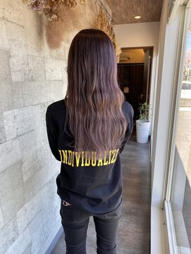 ミルヘアデザイン(mil hair design) パープルブラウン