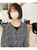*小顔ミニボブ フレーミングデザイン インナー 神戸 三宮
