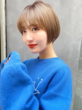 シー バイ ロンド 新宿(Sea by Lond) 似合わせカット×大人ガーリー[ダークアッシュ/韓国]