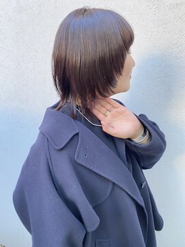 フェンヘアーアイス 中目黒(Fen.hair ici) こなれミディ20代30代40代ヘルシーウルフスタイル髪質改善カラー