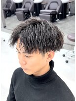 ザ アクネ 岡崎竜美丘店(THE ACNE)&nbsp;＊ツイストスパイラルパーマ/センターパート/メンズパーマ