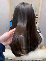 ガーデンヨコハマエスト(GARDEN YOKOHAMA est)&nbsp;セミロング　セミディ　ストレート　髪質改善　シアーカラー