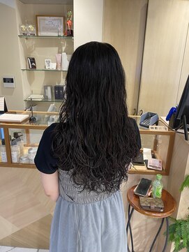 シアン 矢場町店(CYAN.) レイヤーロング×ウェーブパーマ