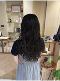 レイヤーロング×ウェーブパーマ