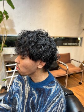 ツイン 波巻きスパイラルパーマ