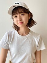 デジタルパーマ チェリーブラウン イメチェン 簡単スタイリング