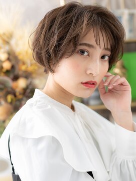 カバーヘアアンドスパ ブリス 浦和(COVER HAIR&SPA bliss) ■乾かすだけ抜け感小顔フェザーショートマッシュ37浦和20代30代