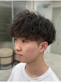 外国人風ツイストスパイラルパーマ