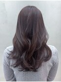 ロング顔周りレイヤー韓国ヘア美髪_ba550881