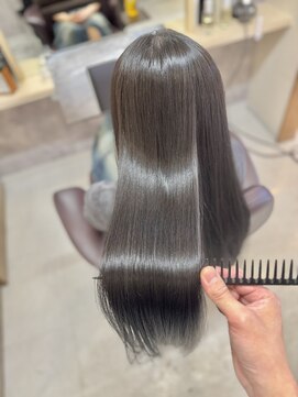 ヘアアンドメイク マオ(HAIR&MAKE MA`O) カラー+髪質改善トリートメント