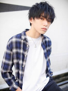 アンド 天王寺店(AND)の写真/【天王寺駅1分★阿倍野ハルカスすぐ】好評価口コミ多数！[メンズカット¥3500]メンズクーポンも多数ご用意◎