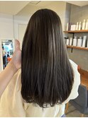 透明感カラー×マットベージュ