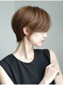 前下がりショート・ボブ/絶壁解消/前髪あり/40代/30代/内巻き