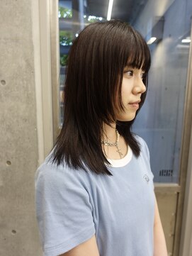 ネアー 新潟(NEER) アプリコットオレンジ/くびれヘア/レイヤーショート［新潟］