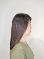 松本平太郎美容室 吉祥寺パートファイブ(PART5) 40代50代60代×セミディストレート×イノアカラー