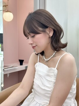 ロンドリゼル 札幌(Lond RiseL) ◯ オリーブグレー/韓国/レイヤーカット/髪質改善/縮毛矯正/札幌