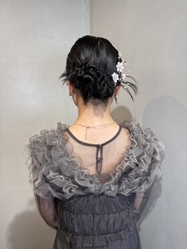 アイラス(I'LAS) 【ERI】ミディアム/お呼ばれヘア/カチモリヘア/結婚式へア