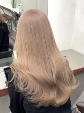 ニコ トウキョウ 渋谷(nico TOKYO) ダブルカラーミルクティーベージュピンクブラウンロングレイヤー