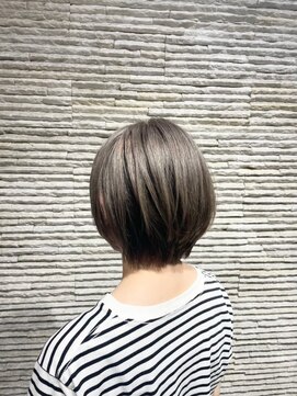ビスイル 秋葉原店(Vis ill) 大人可愛いくびれボブ小顔カットグレージュベージュ大人ショート