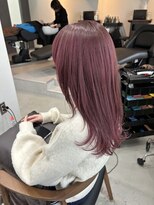 アンド グラフ(& Graph.) コーラルピンクフェイスレイヤーブリーチカラー