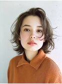 クラゲヘアー/小顔に見せるヘア/ココアベージュ/表参道