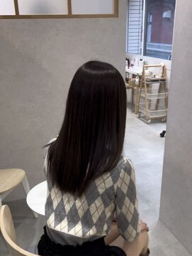 レンテ 千葉(LENTE) 縮毛矯正×透明感カラーで1日で美髪に/Marin