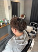 ツイストスパイラル×ツーブロックマッシュ