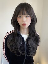シー(SEA) 透け感たっぷりヘーゼルグレー