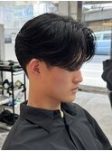 マッシュ/黒髪/ナチュラルマッシュ/メンズ/ツーブロック