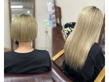 【圧倒的馴染ませ＆ブレンド技術】地毛が短いショートやボブの方でも自然な仕上がり♪