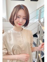 ヘアーズ ベリー 香椎店(hairs BERRY)&nbsp;BERRY/シルキーベージュ/ミディアム/美髪/大人ガーリー