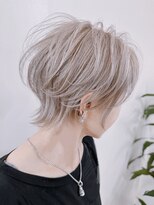 アナザヘアー なんば 高島屋前店(ANAZA hair) くびれウルフ&ハイトーンベージュ