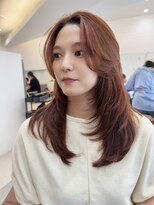 ドープリット(Dope LIT) 20代/30代/レイヤー/オレンジブラウン