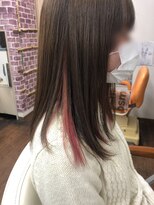 バディーヘアー(Buddy hair)&nbsp;インナーカラー！レッド