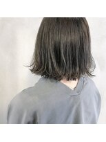 ミント(mint) 透け感グレージュボブ