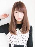 ナチュラルストレートでお手入れ楽ちん♪
