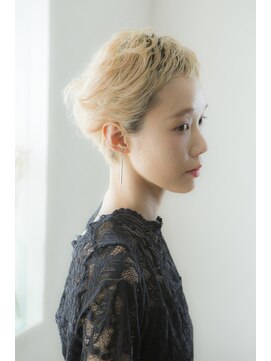ミエル ヘア 新宿(miel hair) 【mielhair新宿】アシメショート！グランマッシュ