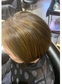 グレイヘア移行中スタイル