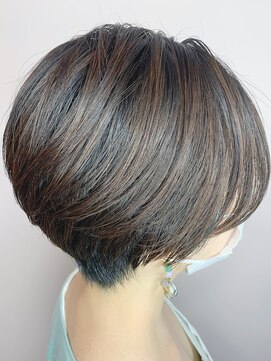 グラッシー センター北店(GLASSI) ショートボブ★耳かけショートフォギーベージュ★髪質改善