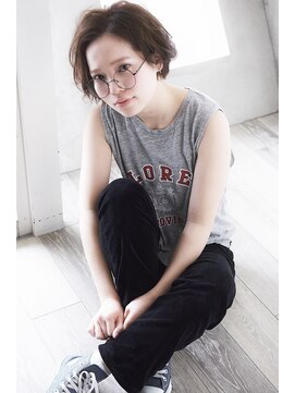 スナッグルサロン(SNUGGLE SALON) ラフパーマショートボブ 20代/30代/40代/50代**
