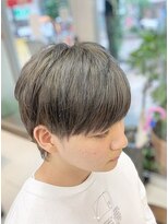 ノブヘアーデザイン 伊勢佐木町店(NOB hairdesign) 〈NOB伊勢佐木町店〉韓国ツーブロックマッシュシルバーアッシュ