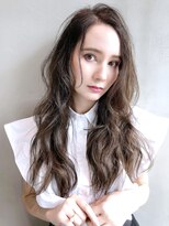 ラフロング_ホワイトアッシュエアリーミディ_28307