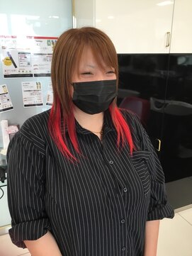 サロンドエイコ(EIKO) インナーカラーレッド