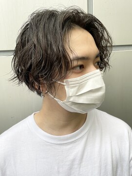 ネオリーブアイム 横浜西口店(Neolive aim) 横浜★センターパートかきあげスパイラルパーマ