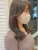 ネオリーブ アンド 渋谷店(Neolive &)&nbsp;【韓国/フェミニンスタイル】韓国風ショコラアッシュ